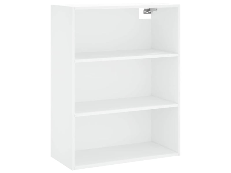  Buffet haut - bahut - meuble de rangement blanc 69,5x34x180 cm bois d'ingénierie  - Conforama E