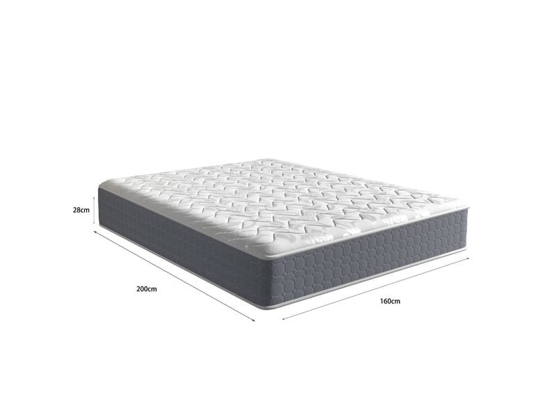 Matelas 160x200 cm à mémoire de forme - 28cm de hauteur - modèle moderne  - Conforama B