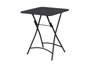 Table de jardin pliable en métal gris - baca