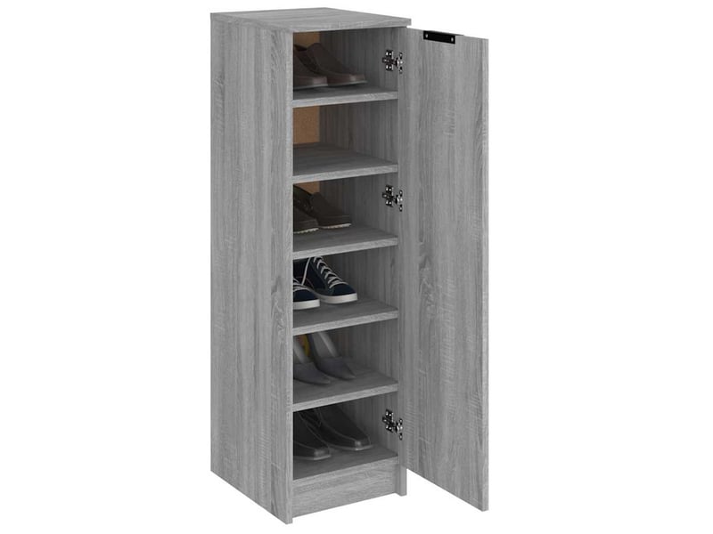  Meuble à chaussures, armoire à chaussures sonoma gris 30x35x100 cm bois d'ingénierie  - Conforama D