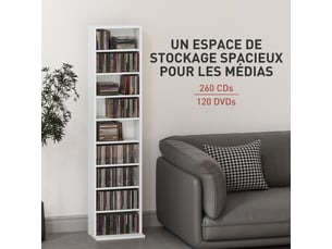 Etagère 33 cm coloris blanc  