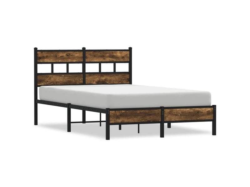  Lit double- lit adulte -  cadre de lit sans matelas avec tête de lit 120x190 cm  - Conforama A