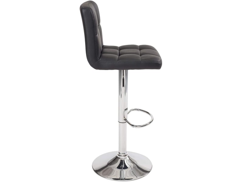 Lot de 2 tabourets de bar réglables pivotants sivan noir 116 SIVAN - Conforama C
