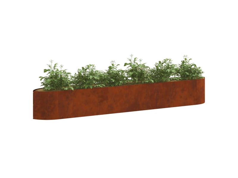  Jardinière - jardin surélevé acier patiné 300 x 40 x 40 cm acier  - Conforama C