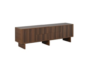 Meuble tv coloris bois foncé  <strong></strong>  <strong></strong>