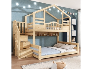 Sommier cadre à lattes 90x140/200 cm <strong>DESMIU</strong> <strong></strong>  vendu avec sommier,sans matelas