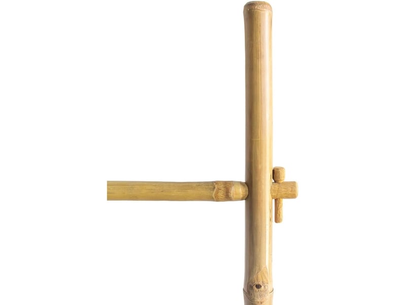Échelle porte-serviettes 5 barres de séchage bambou 180 x 55 x 4 cm 62013 - Conforama E