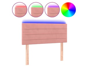 Tete de lit A poser largeur 90 cm rose