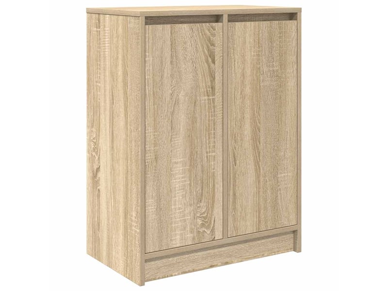  Meuble à chaussure, armoire à chaussures chêne sonoma 57x34x76 cm bois d'ingénierie  - Conforama A