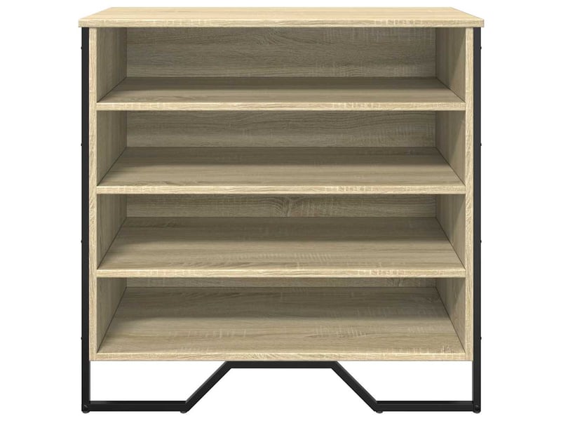  Meuble à chaussure, armoire à chaussures chêne sonoma 80x38x78 cm bois d'ingénierie  - Conforama D