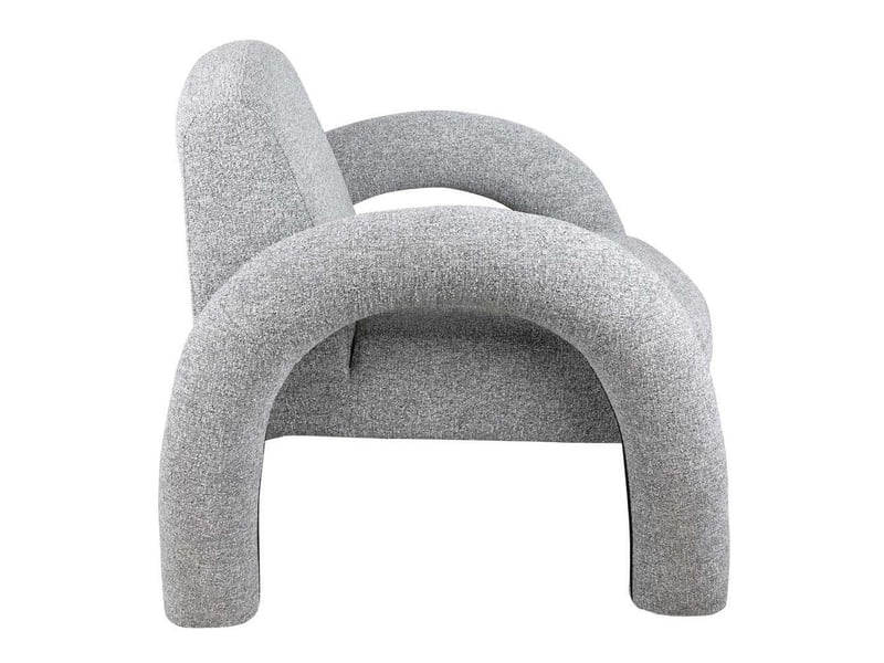  Fauteuil en polyester brazo gris  - Conforama B