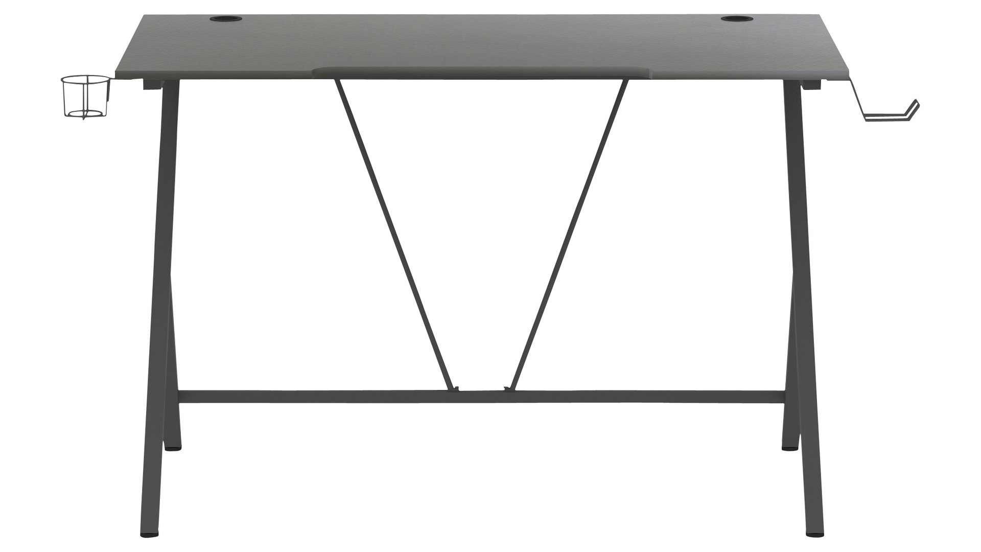 Bureau gamer 120 cm OLE coloris gris gris 76 Conforama
