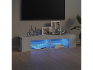 Meuble tv coloris gris 135 cm   