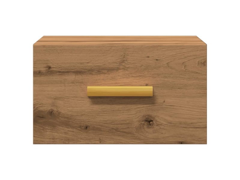 Table de chevet - cabinet de chevet - table de nuit murale chêne artisanal 35x35x20 cm  - Conforama C