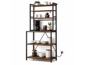 Etagère 80 cm coloris marron  
