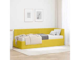 Lit simple 80x200 cm    coloris jaune