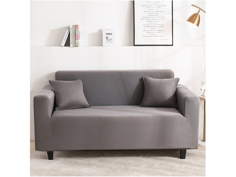  Housse de canapé extensible 2 places super douce pour le salon  - Conforama C