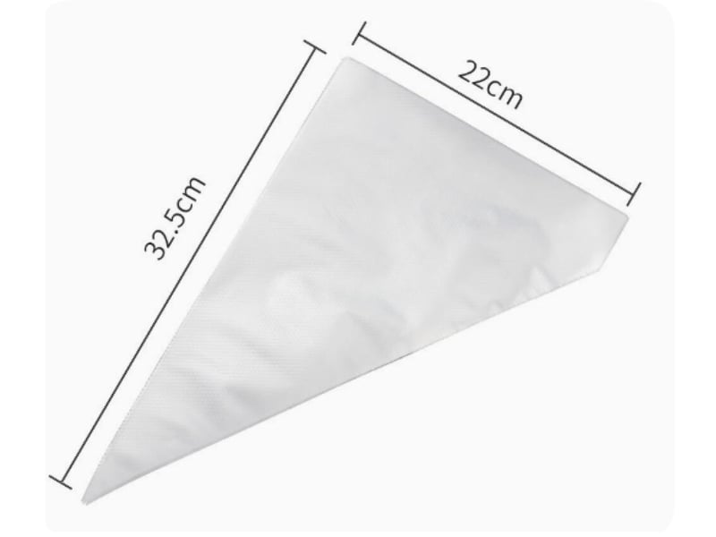 Poches à douille jetables, 100 pièces 31×21cm poches à douille jetables pour la décoration de pâtisseries, de gâteaux, de biscuits, pour la pâtisserie - Conforama B