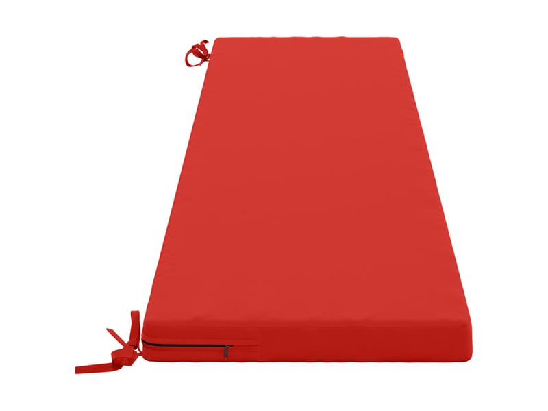 Coussin de banc, coussin d'assise, coussin de canapé soest 100 % polyester rouge 200 x 40 x 5 cm cf53527 - Conforama D