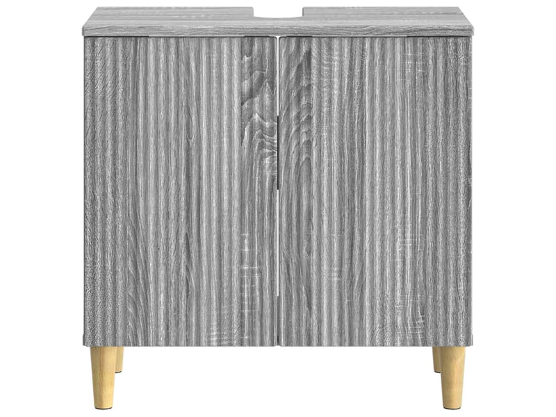  Meuble sous lavabo de salle de bain arnhem sonoma gris cf64826  - Conforama D