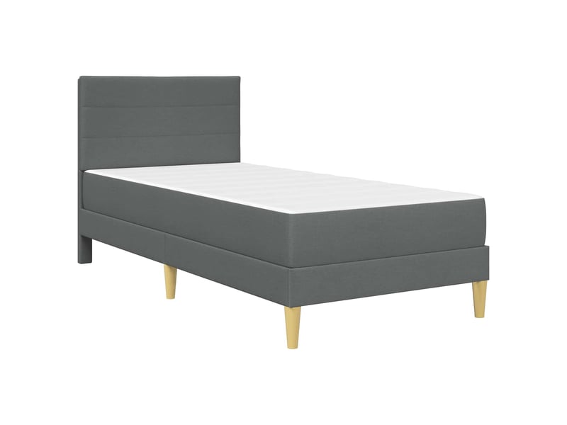  Lit simple- lit adulte -  cadre de lit 100 x 200 cm gris foncé  - Conforama B