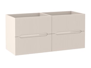 Meuble sous vasque suspendu 4t novo l.120 cm cachemire mat