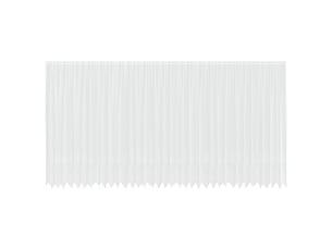 Rideau en dentelle, rideau ajouré, voilage blanc 280 x 900 cm polyester cf43791