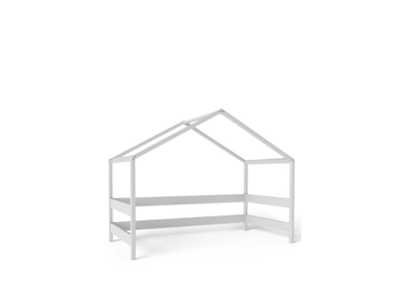  Yappyhytte playhouse - structure cabane 160x80 cm - gris clair 4754010388059 - Conforama A