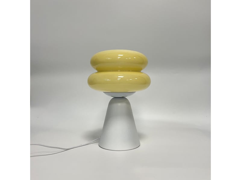  Lampe de table champignon, vintage – 3 modes de couleur dimmables, veilleuse led, déco pour chambre et salon-jaune  - Conforama A