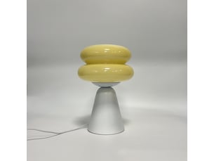 Lampe de table champignon, vintage – 3 modes de couleur dimmables, veilleuse led, déco pour chambre et salon-jaune
