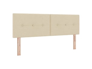 Tete de lit A poser largeur 144 cm   beige