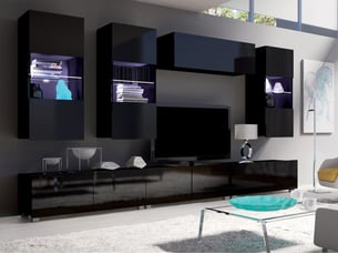 Meuble tv coloris noir 45 cm <strong></strong>  <strong></strong>