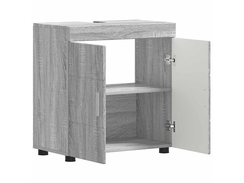 Ensemble d'armoire de salle de bain tulum gris sonoma cf62987 - Conforama E
