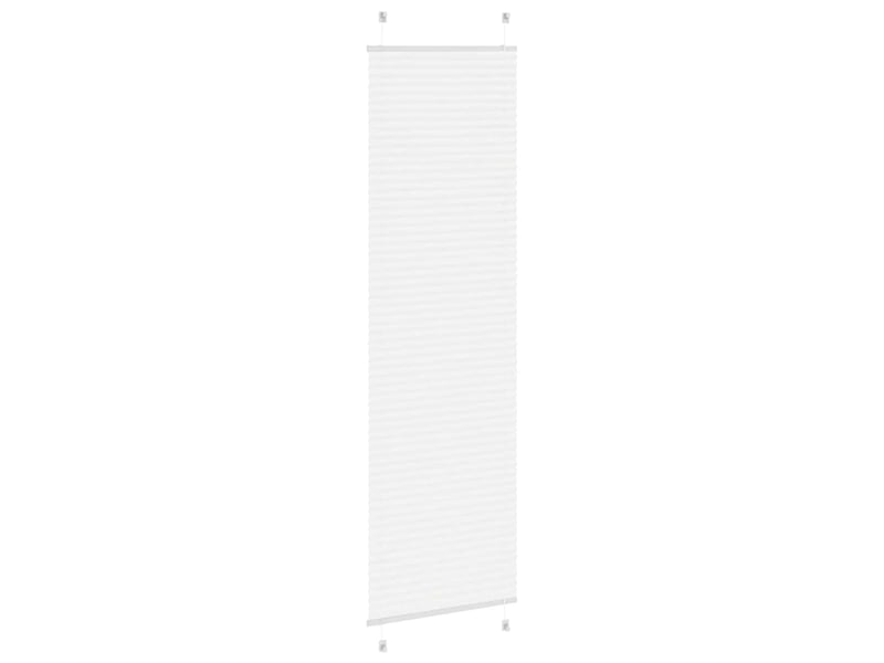  Store plissé, store de fenêtre blanc 60x200 cm largeur du tissu 59,4 cm polyester cf46751  - Conforama D