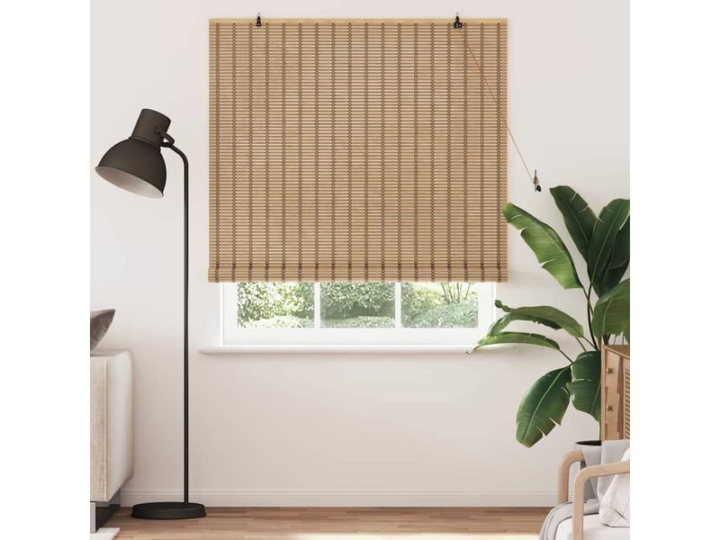  Store enrouleur - rideau enrouleur nature 150 x 220 cm bambou  - Conforama C