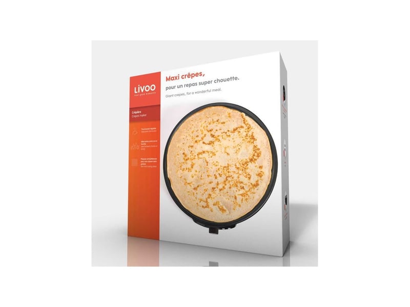  Livoo - crêpière antiadhésive 1000w 30cm  dop196 -  - Conforama R