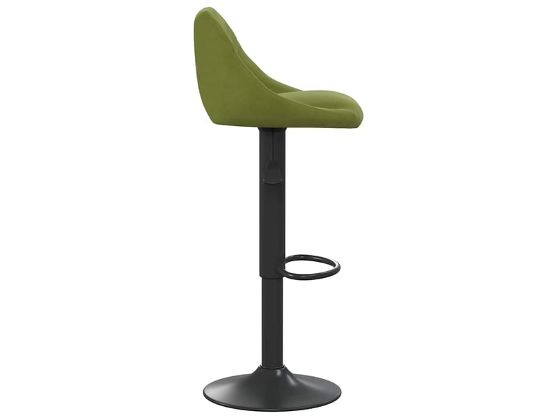  Lot de 2 tabouret de bar, chaise de bar vert clair velours shl65698  - Conforama E