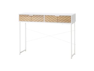 Console 2 tiroir(s)  coloris blanc <strong></strong> <strong></strong>