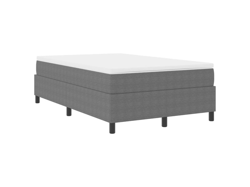 Lit double- lit adulte - cadre de lit plateforme gris clair 120 x 190 cm - Conforama C