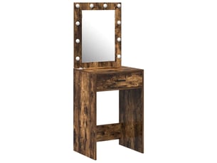 Coiffeuse 0 tiroir(s) Miroir Led avec 0 tabouret(s) inclu(s) coloris multicolore