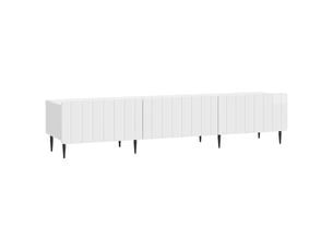 Meuble tv coloris blanc 147 cm <strong></strong>  <strong></strong>
