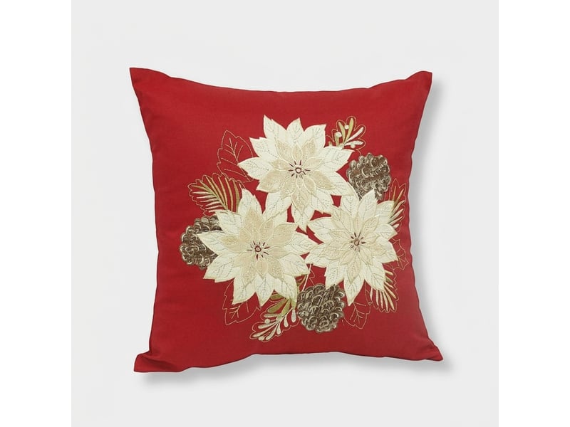  Coussin décoratif carré déhoussable en tissu smith  - Conforama C