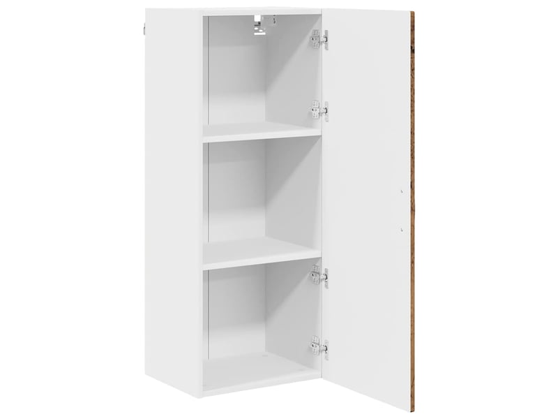 Meuble mural de cuisine, armoire de cuisine bois ancien 40x31x100cm shl459 - Conforama E