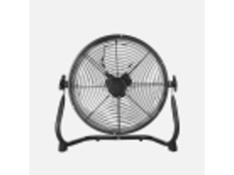  Ventilateur industriel fabrilamp midas 60 w noir chromé 3 vitesses ø 41,5 cm orientable 237571052 - Conforama D