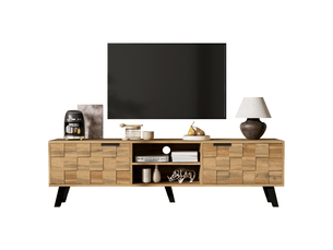 Meuble tv coloris naturel 188 cm SOGEU  