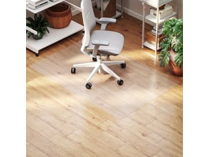 Tapis de protection de sol antidérapant transparent 100x150 cm, épaisseur 1,5 mm