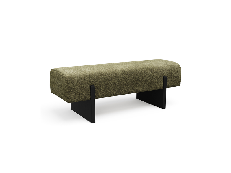  Banc en tissu bouclette vert vintage vog 1VOGTBVV - Conforama A