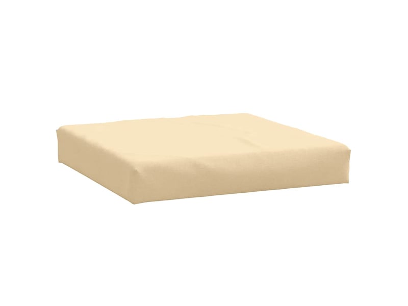 Coussin de palette, coussin de chaise, coussin de canapé beige mélangé 60x60x9,5 cm tissu cf55295 - Conforama A