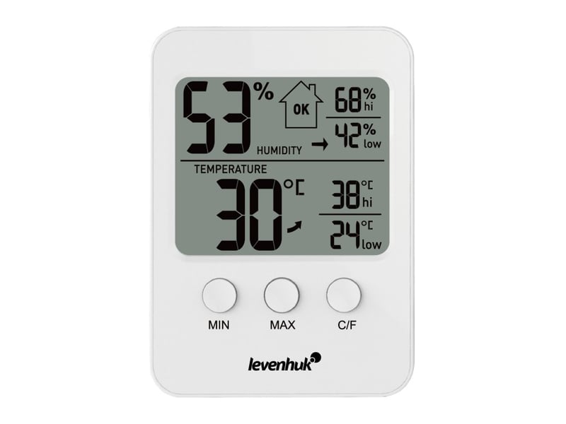  Levenhuk wezzer base l30 thermohygromètre blanc 78886 - Conforama A