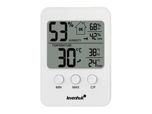 Levenhuk wezzer base l30 thermohygromètre blanc
